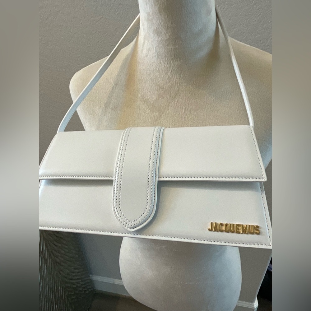 Jacquemus women white Le Bambino Long shoulder bag - Picture 2 of 15